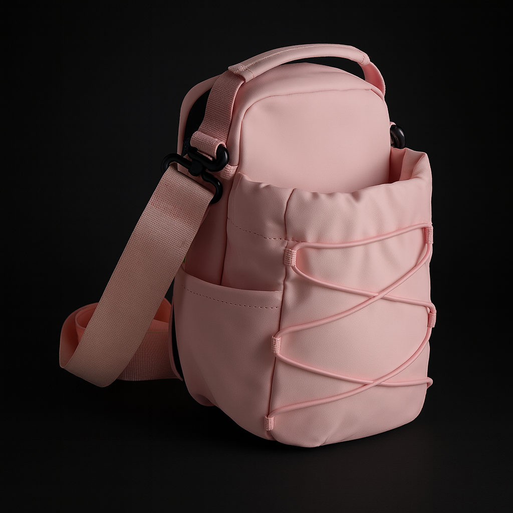 Maglock™ Sling – Magnetic Gym Bag - Pink and Black